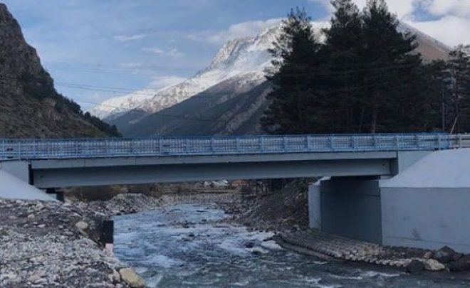 Восстановительные работы на мостах в Эльбрусском муниципальном районе Кабардино-Балкарской республики