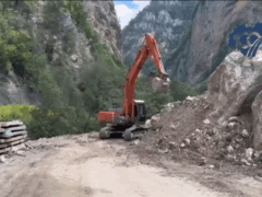 Активно продолжаются работы по реконструкции автодороги Чегем-2 — Булунгу протяжённостью 25 км