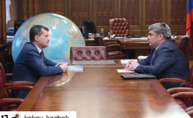 Рабочая встреча с руководителем Федерального агентства воздушного транспорта